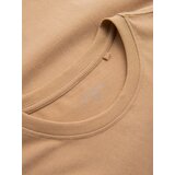 Ombre Men's cotton t-shirt with pocket print Streetstyle - sand | Shoptok.si