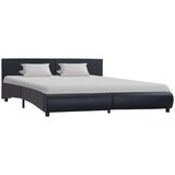  Okvir za krevet od umjetne kože s LED svjetlom crni 160x200 cm | shoptok.hr