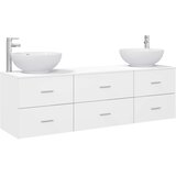  Set namještaja za kupaonicu 3 kom. Bijela 49,5 x 44,5 x 65 cm | shoptok.hr