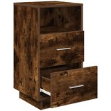 vidaXL Noćni ormarići 2 kom s 2 ladice dimljeni hrast 36x36x68 cm | shoptok.hr