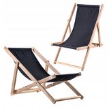 KADAX Leseni vrtni ležalnik za na plažo Zložljivi ležalniki 2x Poljski visoke kakovosti, (5000355497) | Shoptok.si
