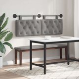  Držeće uzglavlje Zidne Tamno siva 130 x 55 x 7 cm Baršun - Tamno siva 120 cm bez LED | shoptok.hr