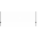  Stup za ogradu 5 pcs Siva 80 cm Čelik | shoptok.hr