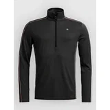 185 Rock 'N' Wool Zip Neck Funkcijska majica black raven 90201