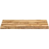 Stolna ploča sa živi rub 100x60x3,8 cm masivno grubo drvo manga | shoptok.hr