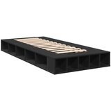 vidaXL Okvir za krevet crni 75 x 190 cm od konstruiranog drva | shoptok.hr
