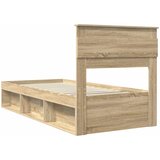  Krevetna konstrukcija Jednobojno Sonoma hrast 75 x 190 cm | shoptok.hr