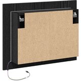  LED ogledalo za kupaonicu crni ormar od hrastovine 60x12x45 cm drvo | shoptok.hr