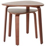 Jotex Stranske mizice v kompletu 2 ks v orehovem dekorju 55x56 cm Tulua – | Shoptok.si