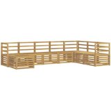  Set vanjskih sofa 8 pcs Bijela 304 x 185,5 x 73 cm | Eponuda.ba
