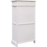 Ormarić za cipele bijeli 50 x 28 x 98 cm od drva paulovnije | shoptok.hr