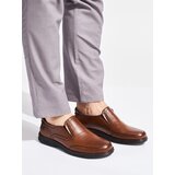 Shelvt Men's brown slip-on shoes | shoptok.hr