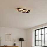  LED plafonsko svetlo ROWENA LED/18W/230V crna/braon | Eponuda.com