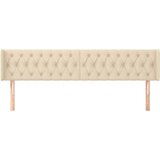  Uzglavlje s ušima krem 203x16x78/88 cm od tkanine | Eponuda.com