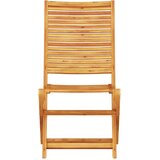 vidaXL Set 2 Naravni les Trden akacijev les Miza dolga 60 cm Zložljiv | Shoptok.si