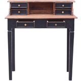  Pisaći stol s ladicama 90 x 50 x 101 cm masivno obnovljeno drvo | shoptok.hr
