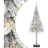 vidaXL Božično drevo med 300 LED z stojalom Bela 180 cm PE in jeklo | Shoptok.si