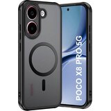 Techsuit PureFrost MagSafe maska za Xiaomi Poco X8 Pro – matirano crna | Shoptok.si