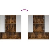  Kupaonski ormar s ogledalom Dimljeni hrast 60 x 14.5 x 70 cm | shoptok.hr