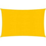 vidaXL Senčno jadro 160 g/m² rumeno 2,5x4 m HDPE | Shoptok.si