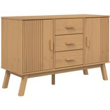 Maison Chic Komoda - Predalnik OLDEN rjava 114x43x73,5 cm trdna borovina, (21718088) | Shoptok.si