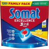 Somat Excellence 3in1 Lemon 120 pranj Family Pack Cene