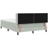 s opruga kutije Svijetlo siva 200 x 140 cm Baršun | shoptok.hr