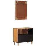  Set namještaja za kupaonicu 2 pcs Prirodna Čvrsto drvo manga | shoptok.hr