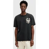 AllSaints Bombažna kratka majica STRUMMER SS moška, črna barva, M012PA