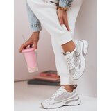 DStreet Sneakersy damskie DYNAMICA srebrne | shoptok.hr