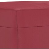  4-dijelni set sofa s jastucima crvena boja vina od umjetne kože | shoptok.hr