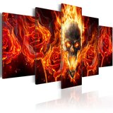  Slika - Fiery skull 100x50 Cijene
