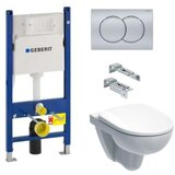 Geberit Geberit Duofix Delta Basic set 3u1 + Geberit WC Šolja sa WC daskom | ePonuda.com