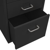  Mobilni ormarić za spise crni 28 x 41 x 69 cm metalni | Eponuda.ba