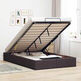 Maison Chic Otomanski Posteljni okvir - Dvoposteljna postelja - Zakonska postelja brez vzmetnice rjav 120x200 cm blago-J499, (21773176) | Shoptok.si