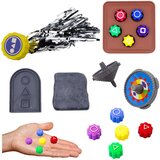  Set od 4 komada za igru ​​lignji, tradicionalne korejske igre, zvrk s kockicama | shoptok.hr