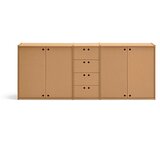 Teulat Komoda v naravni barvi 197x80x40 cm Wally – | Shoptok.si