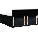  Krevet s oprugama i madracem crni 200x200 cm od tkanine | shoptok.hr