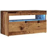  TV omarica z LED lučkami, les, starinski les, 75x35x40 cm, 2 kos | Shoptok.si