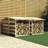 vidaXL Pergola s streho 4 kosi 100x90x100 cm impregnirana borovina Cene