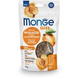 Monge meat minis skin support poslastica za mačke, bakalar sa kajsijom, 50g | ePonuda.com