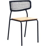 House Nordic Crne metalne vrtne stolice u setu 4 kom Nashville – | shoptok.hr