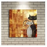 WALLXPERT Slika na platnu sa LED osvetljenjem, dimenzije 40x40cm. | Eponuda.ba