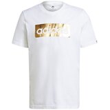 Adidas Majice s kratkimi rokavi Foil Box Logo Bela | Shoptok.si