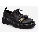 Kesi Women's Leather Shoes D&A Black Cene
