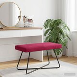  Klupa Vinska crvena 80 x 40 x 45 cm Baršun | Eponuda.ba