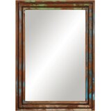  Kupaonsko ogledalo 50 x 70 cm masivno drvo bagrema i staklo | shoptok.hr