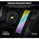 Corsair VENGEANCE RGB RT 16GB (2 x 8GB) DDR4 DRAM 3200MHz PC4-25600 CL16, 1.2V/1.35V CMN16GX4M2Z3200C16 | Shoptok.si