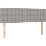  Box spring postelja z vzmetnico LED sv. siva 140x200 cm blago, (20726601) | Shoptok.si