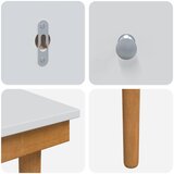  Set toaletnog stolića FAUSKE 4 kom. Bijela 76 x 50 x 143 cm | shoptok.hr